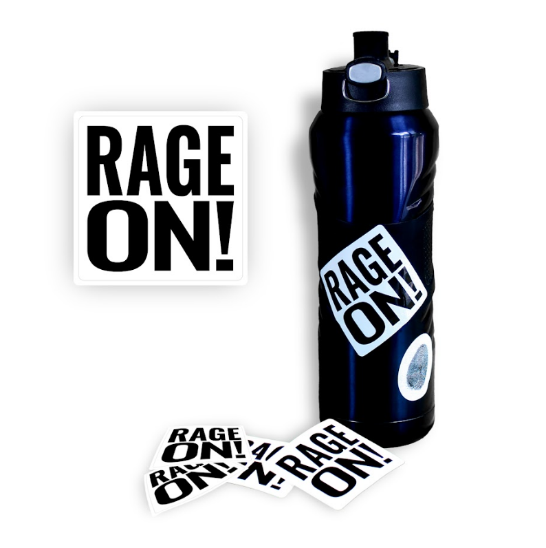 Rage On Sticker