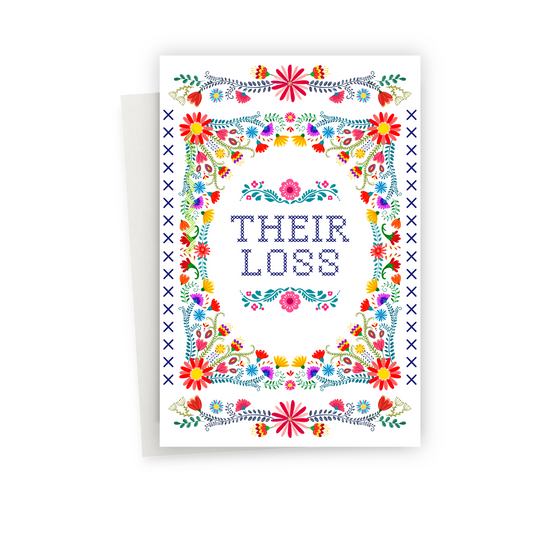 Greeting Card - Their Loss